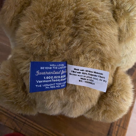 Vermont Teddy Bear LIKE NEW - Picture 4 of 5